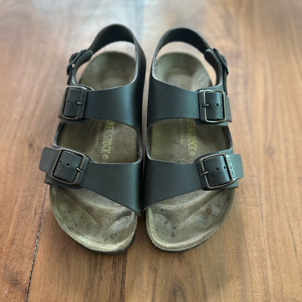 Birkenstock Milano Oiled Leather Sandals - Size 36